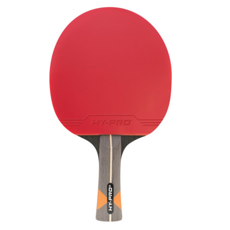 Hy-Pro Raquette de Tennis de Table – Noyau en Fibre de Carbone, Bois Durable 7 Plis, éponge de 2 mm, avec Couvre-tête, qualité d