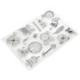 Creativity Essentials Jeu de Tampons Transparents A5 (16pcs) - Steampunk