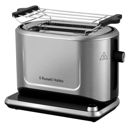 Russell Hobbs Grille Pain [Programmable] Attentiv (Fentes extra larges, Tactile, mémorisele brunissage, Tout type de pain, Surél