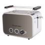 Russell Hobbs Grille Pain [Design Retro Premium] Distinctions Titanium (Pour 2 Tranches, 6 Niveaux de brunissage, Fonction Surél