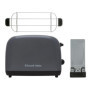 Russell Hobbs Grille pain [Pour 2 tranches] Colours Plus Inox gris (fentes extra larges, 6 niveaux de brunissage rapide, surélév