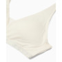 EMPORIO ARMANI Removable Pads Bralette Soutien-Gorge, Blanc, L Femme