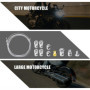1 kit de réparation de câble universel, levier d'accélérateur, kit de réparation de câble de moto, frein, câble d'embrayage, acc