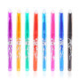 Pen Effaçable De 8 Pièces, Stylo Neutre Créatif, Stylo De Marqueur Multicolore, Stylo À Bille Effacable Multi-Fonction, Bureau E