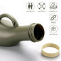 1 urinoir portable pour personnes handicapées, urinoir de voyage, urinoir de voyage, urinoir pour homme, avec couvercle, gadget 