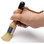 ANCLLO Lot de 3 pinceaux de peinture à la craie et à la cire, pinceaux à poils pour meubles en bois, décoration d'intérieur, y c