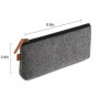 Feutre Papeterie Pouch,2 Pièces Trousse Scolaire Feutre Trousse Sac de Crayon Étui à Crayons Multifonction avec Fermeture éclair