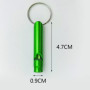 DOULEIN Sifflets de Survie d'urgence avec Porte-clés ，21 Pièces Aluminium Sifflet de Survie de Sécurité Sifflet Enfant pour Le S
