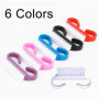 YPYMOD Brosse Ongle,6 Pièces Brosse à Ongles Avec Poignée en Plastique,Brosse de Nettoyage à La Main Pour Nettoyer Les Ongles(Bl