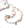IERCZA cordon telephone portable,bijoux de telephone,dragonne telephone portable, Longe de téléphone portable, cristal rose anti