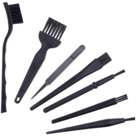 CAMKIX Brosses à usages Multiples - Paquet de 9-7X Brosses Multi-Tailles,1x Brosse Antistatique, 1x Chiffon de Nettoyage - Petit