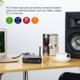 AIYIMA Amplificateur stéréo B01 Bluetooth 5.0 Digital 2.1 - Amplificateur Audio 50 W x 2 + 100 W Sub avec USB