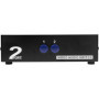 Duttek 2 Port AV commutateur RCA Switcher 2 en 1 Sortie vidéo Composite L/R boîte de sélection Audio pour Consoles de Jeu DVD ST