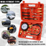 CHGJ 0-140PSI Testeur de pression de pompe d'injection, testeur de pression de carburant, kit universel de testeur de pression, 