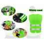 Anlising Gilet de Sécurité, 10PCS Gilet de Sécurité Réfléchissant, Gilet De Sécurité Haute Visibilité, Gilet Réfléchissant, Gile