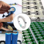 Ruban en Nickel,Bande de Nickel Bande Metallique Adhesive pour Batterie Bande de Nickel pour Batterie Accessoires de Soudage pou