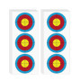 Fiita Lot de 20 feuilles de papier cible pour tir à l'arc - 60 x 25 cm - 3 points - Arc flèche - Visage - Visage pour le tir à l