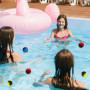 3 Pcs Balle Rebondissante D'eau: Ballons a Eau Réutilisables,Bombes à Eau, pour Bataille D'eau Dans Le Jardin Piscine, pour Enfa