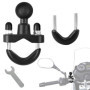 Moto Boule Support Telephone U-Boulons - Adaptateur Bille Base Compatible de Téléphone pour Vélo et Rotule Mount avec Supports R