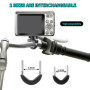 Moto Boule Support Telephone U-Boulons - Adaptateur Bille Base Compatible de Téléphone pour Vélo et Rotule Mount avec Supports R