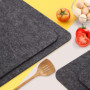 Hushtong tapis résistants à la chaleur pour friteuse à air,tapis de protection contre la chaleur pour comptoir de cuisine tapis 