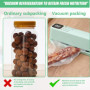 GOEDCH Mini Machine à Emballer Sous Vide: Verte Soudeuse Sac Plastique, Petite Machine à Sceller en Plastique Portable de Conser