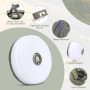 Guirlande Lumineuse de Camping, Lampe Camping Escamotable avec 10m de Guirlande Lumineuse à Led, Guirlande Lumineuse Portable ét