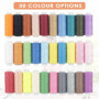 MeoZynxadril 30 Pièces Fil à Coudre Kit, Fil Couture, 250 Yards Fil Machine a Coudre, Mini Fil à Coudre, Avec 2 Enfile Aiguille 