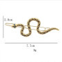 XHBTS Lot de 10 bijoux serpent - Bracelet, boucles d'oreilles, bague, pince à cheveux, collants en résille, tatouage, ras-de-cou