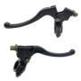 SUPRBIRD Levier D'embrayage Moto,Poignée de Frein,Levier d'embrayage pliable avec perche,22mm 7/8 inch Universel Levier d'embray