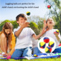 Dzxin Balles de Jonglage, 6 Pack Balle Jonglage PU Balles Doux Balle en Mousse pour Enfants et Débutants