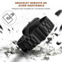 iHoxstrapie Bracelet Compatible avec Amazfit Bip 5 46mm, Bracelet de Remplacement en Acier Inoxydable 22mm pour Amazfit Bip 5
