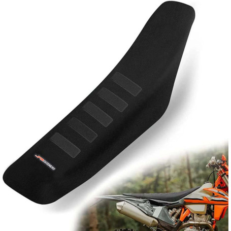 FastPro Housse de siège de Moto Universelle en Caoutchouc Noir