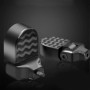 LWZko 2 Pièces Pédales Arrière de Vélo, Repose-Pieds Vélo, BMX Pegs, Bike Pegs Antidérapantes, Universel Alliage d'Aluminium Pli