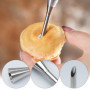 1 jeu de 3 douilles à pâtisserie, seringues professionnelles pour gâteaux feuilletés en acier inoxydable, outils de cuisson à la