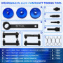 ZKTOOL Kit d'Outils de Calage d'arbre à Cames de Réglage du Moteur, Compatible avec Audi VW A6L 2.4 2.5 2.8 3.0T 3.2 4.2 Touareg