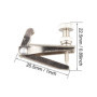 Futheda Lot de 4 cordes de rechange pour violon 4/4/4/4/3/4, antirouille, durable en métal plaqué nickel