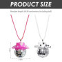 2 Pièces De Pendentifs Boule Disco, Accessoires De Miroir De Voiture Boule Réfléchissante, Décoration De Suspension De Voiture, 