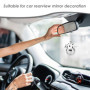 2 Pièces De Pendentifs Boule Disco, Accessoires De Miroir De Voiture Boule Réfléchissante, Décoration De Suspension De Voiture, 