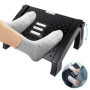 VFANDV Repose-pieds Sous le Bureau, Repose-Pieds Réglable en Hauteur Repose-Pieds Ergonomique Repose-Pieds, Antidérapant avec Fo