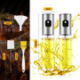 JOPHEK Spray Huile Cuisine, 2 Pièces 100ml Spray Huile D'olive Vaporisateur D'huile et de Vinaigre, Pulvérisateur D'huile Premiu