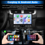 Autoradio 1 din Android 13 Universel Voiture Modèles Écran de 10.6 Pouces Supporte GPS Carplay Android Auto WiFi 4G Bluetooth FM