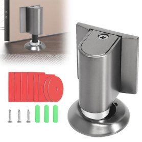 prota Butée de Porte Magnétique Solide Arrêt de Porte en Métal, Magnétique en Métal Butée de Porte Arret de Porte Magnétique, Ma