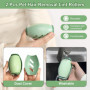 prota 2 Pièces Rouleau à Peluches Réutilisable Rouleau Poils Animaux, Rouleaux à Peluches en Gel Lavable Lint Remover, Poils d'a