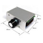 Régulateur de Tension AC 4000 W Régulateur de Vitesse pour Moteur électrique variateur 220 V, régulateur Vitesse Moteur 220 V po