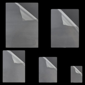 Lot de 150 pochettes de plastification thermique, pochettes de protection photo, transparentes, pour la famille, le studio photo