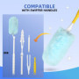 Frogetu 32 Pièces Plumeau Poussiere Recharge Kit,Recharges Plumeau Duster,pour Swiffer Plumeau Poussiere Recharge Kit,avec 1 Poi