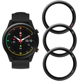[3 Pièces] KELOLIN Protection D'écran pour Xiaomi Mi Watch, bords incurvés 3D, Couverture complète, Anti-rayures, HD Protection 