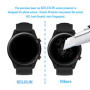 [3 Pièces] KELOLIN Protection D'écran pour Xiaomi Mi Watch, bords incurvés 3D, Couverture complète, Anti-rayures, HD Protection 