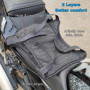 Pelucton Housse de Selle de Moto en Maille Double Couche, Coussin de Siège de Moto Respirant Universelle, Housse de Protection S